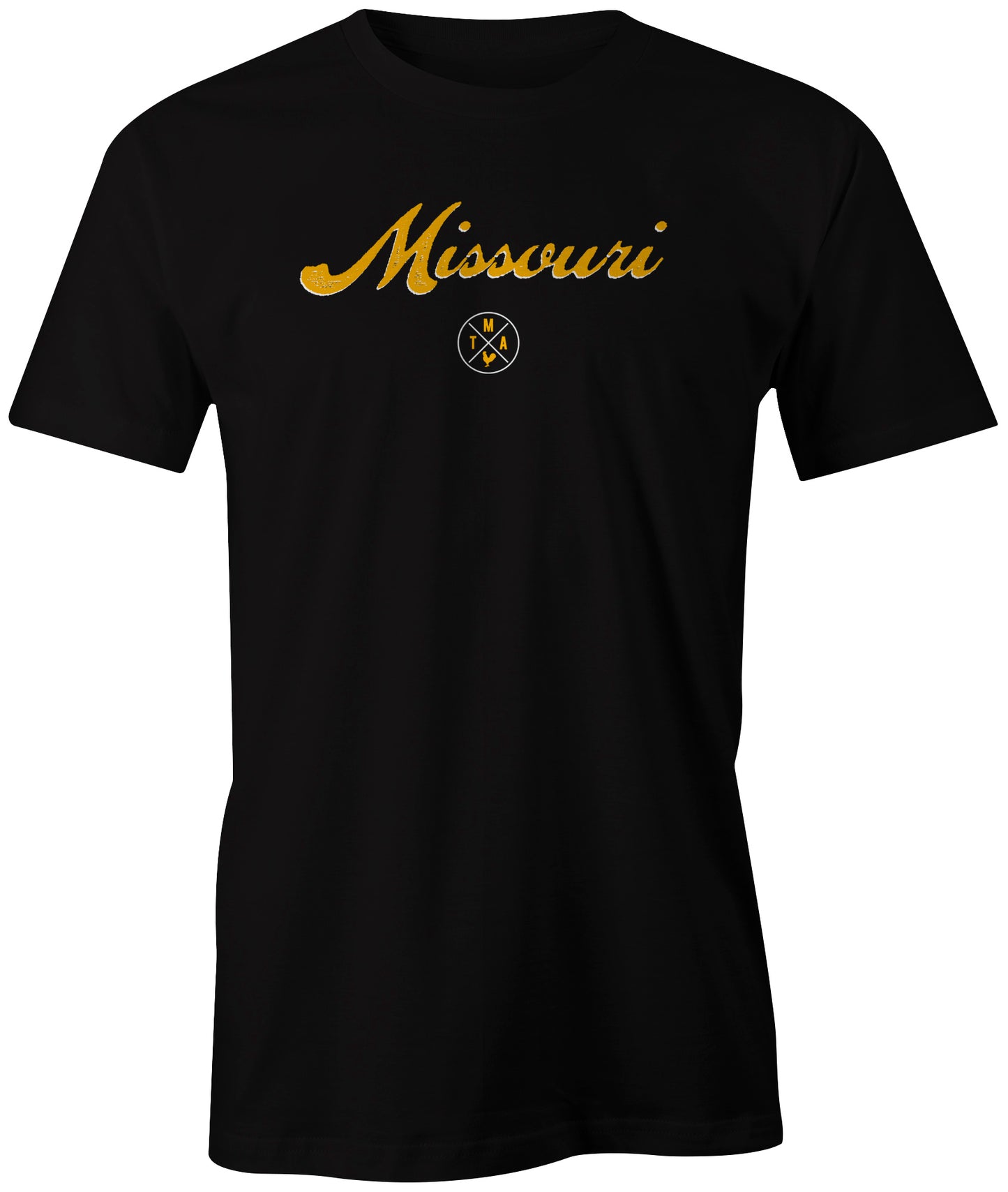 the morning after tma st. louis saint missouri mizzou football script black yellow tshirt t-shirt tee