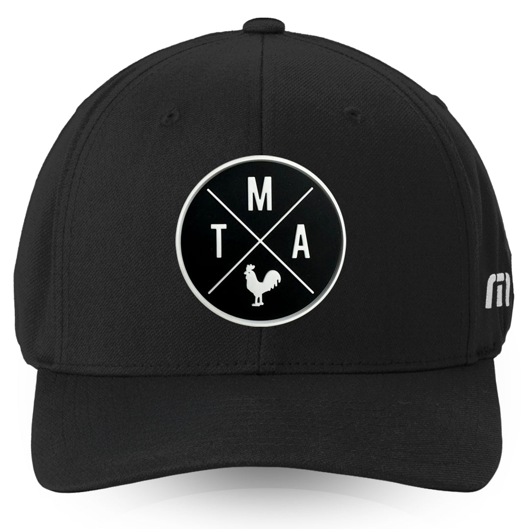 TMA Travis Mathew Snapback Hat BLACKOUT EDITION