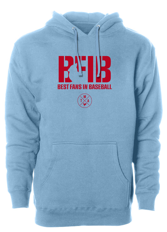 best fans in baseball cardinals busch stadium musial tma stl st louis red hoodie powder blue cap
