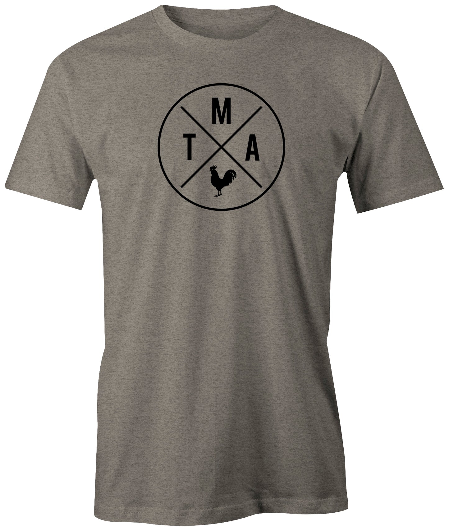 TMA STL TMASTL Blues Cardinals The Morning After McKernan Show Morning Radio Logo Classic Tee Shirt Rooster Ozark Grey