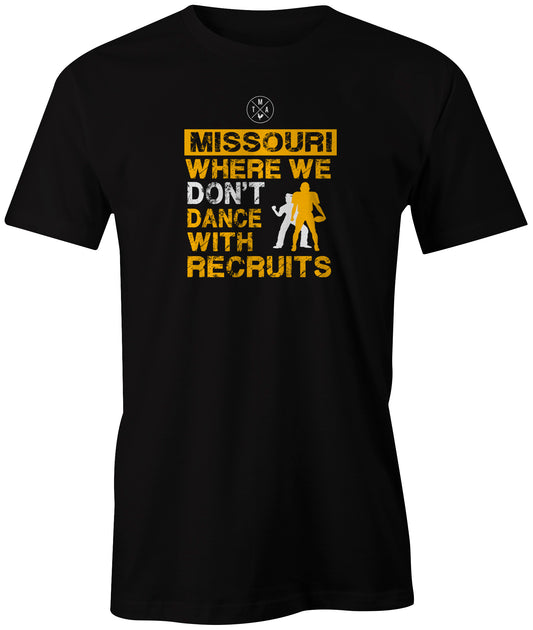 tma the morning after st. louis saint missouri tigers mizzou football tee tshirt t-shirt black yellow sourther debutante dance with recruits
